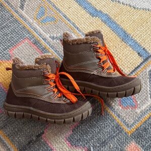 OshKosh B'gosh Brown and Orange Boots